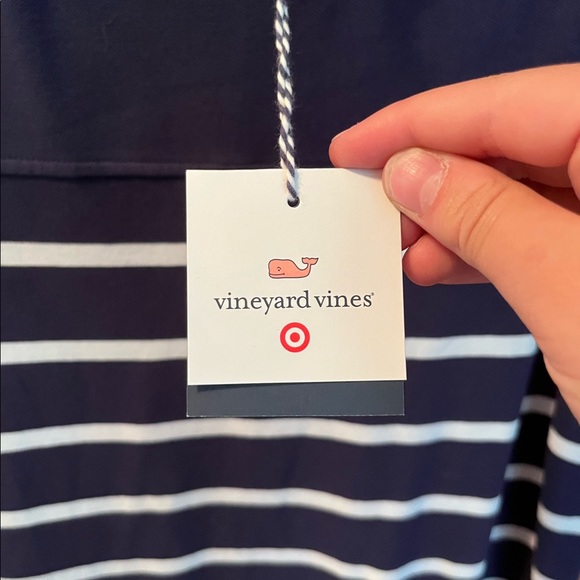 Vineyard Vines girls blue & white strip sleeveless dress ( NWT) - Picture 6 of 15